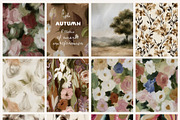 Hand-Painted Autumn Backgrounds, a Background Graphic by Lana Elanor (Thumbnail 9 of 15)