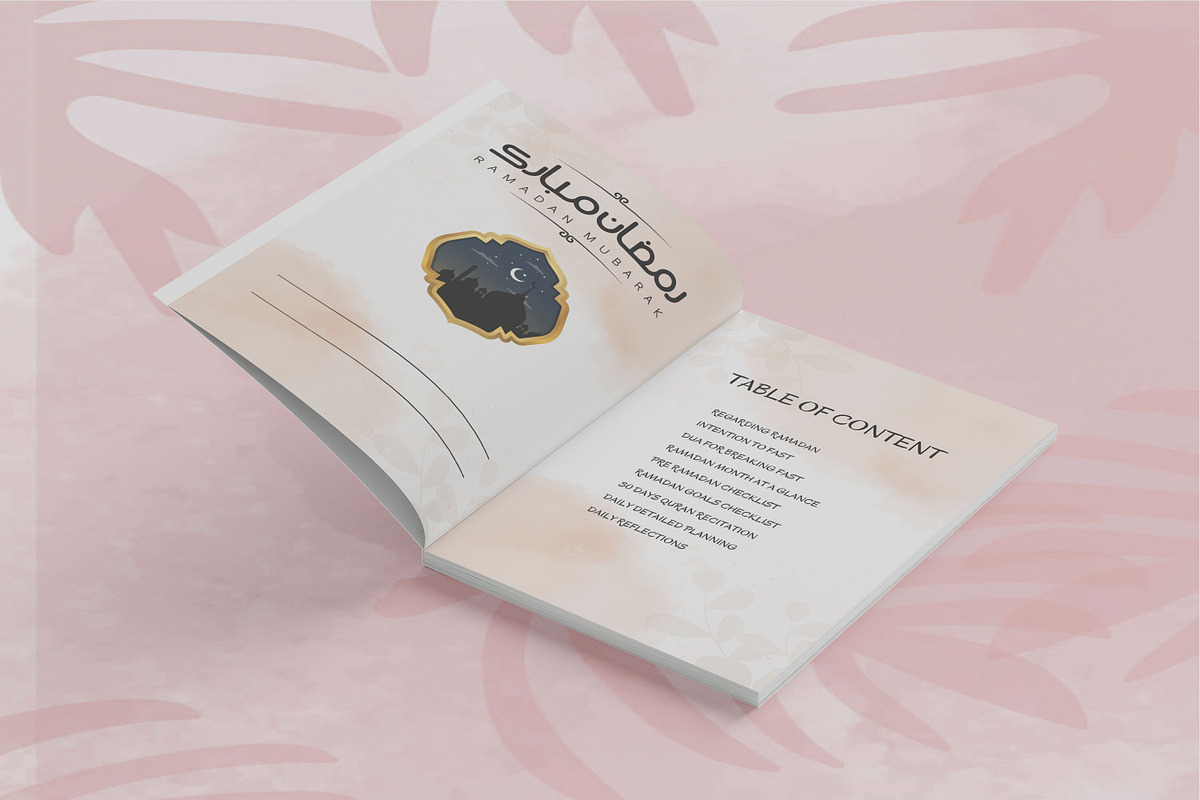 Ramadan Planner 2026 Canva Template, a Print Template by Book2bees (Photo 2 of 4)