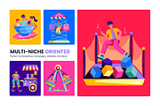 Amusement Park Illustrations, a Duotone Icon by Prosymbols (Thumbnail 4 of 8)
