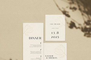 ELEGANT MODERN WEDDING 30 Cards