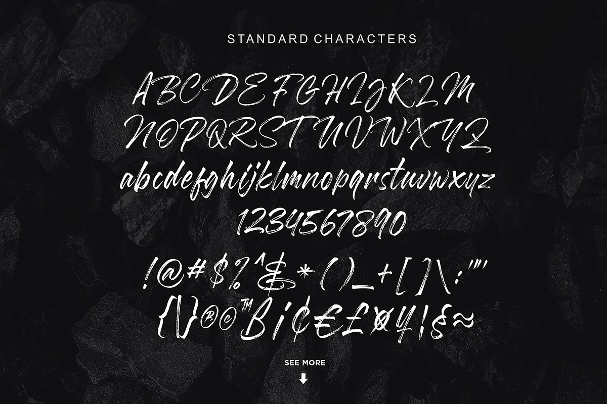 Fudelines Brush Font preview 8