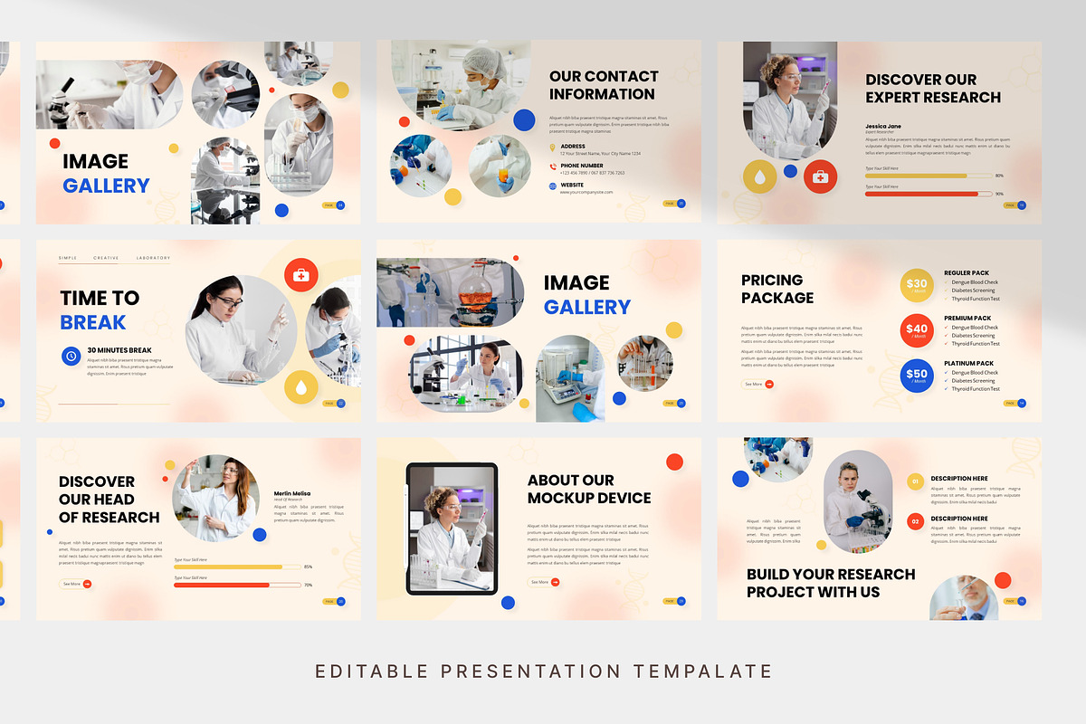 Laboratory Deck Presentation, a Presentation Template by Digitcase x Wealthwells (Photo 4 of 4)
