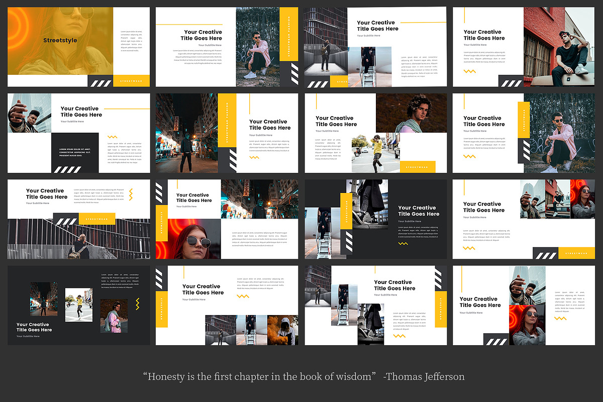 Streetstyle Streetwear Powerpoint, a Presentation Template by desvibes (Photo 2 of 4)
