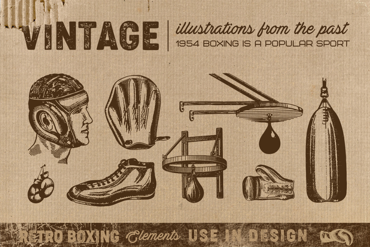 Retro boxing, an Illustration by Retro Machine (Photo 5 of 7)