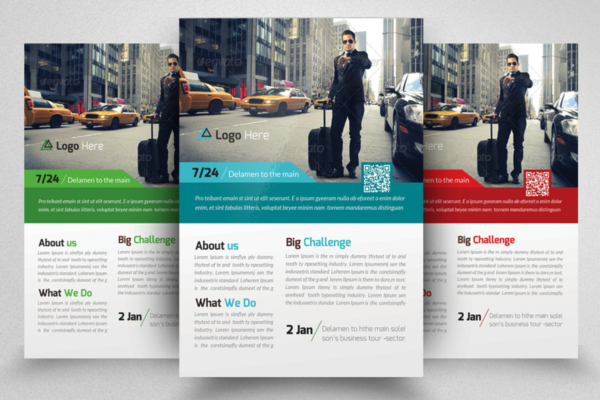 Creative Business Flyer Template, a Flyer Template by Psd Templates (Photo 1 of 3)