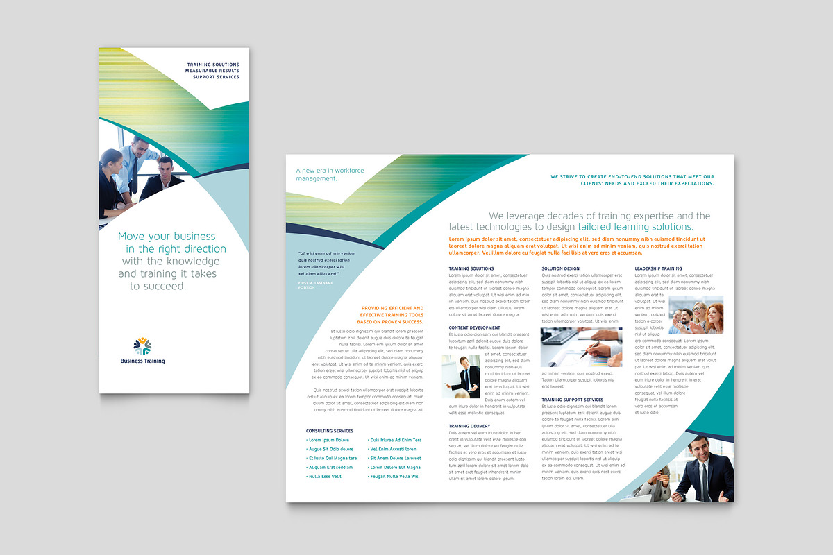 Business Training Brochure Template, a Brochure Template by StockLayouts (Photo 4 of 4)