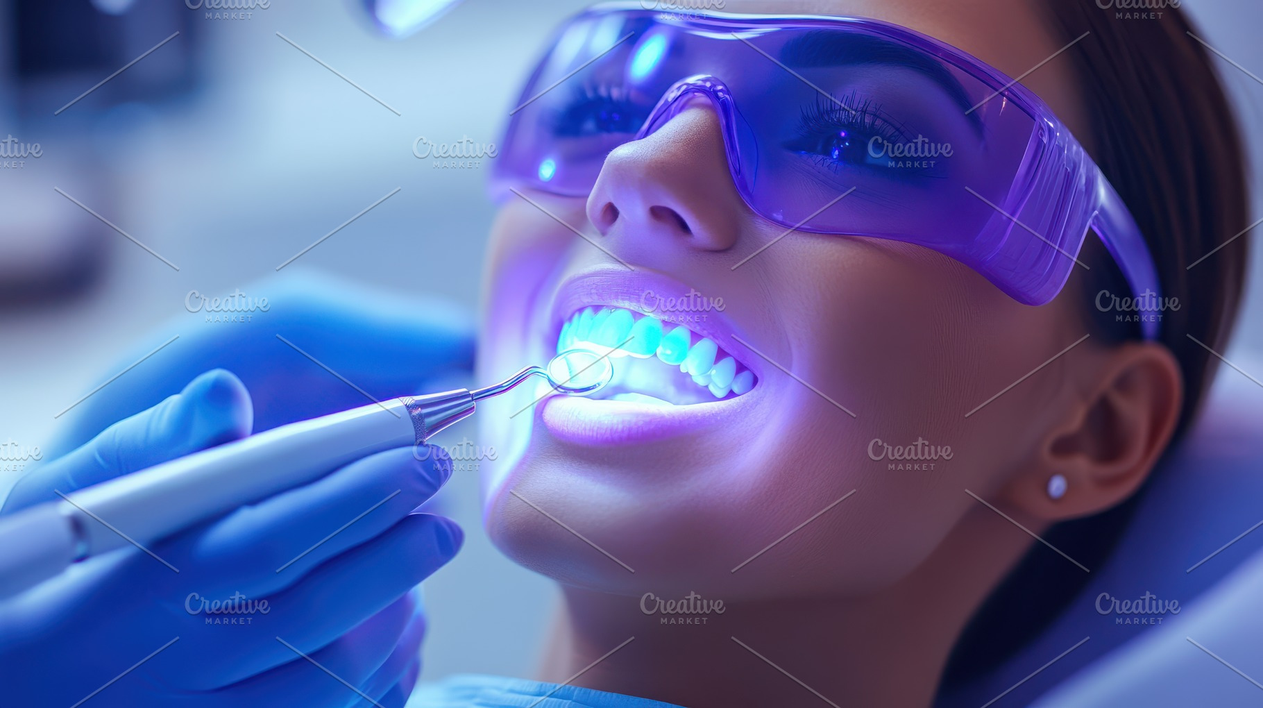 Patient receiving dental treatment., a Health & Medical Photo by Pixeness Studio