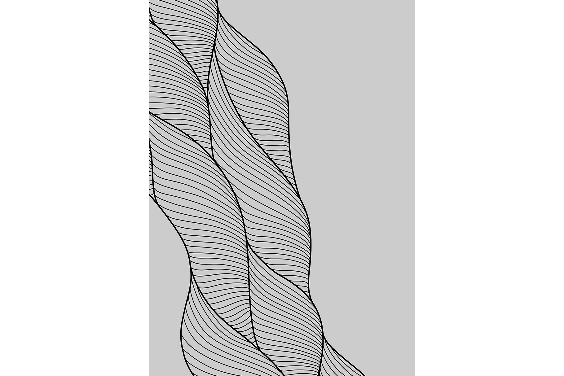 Card design with waves., a Background Graphic by incomible