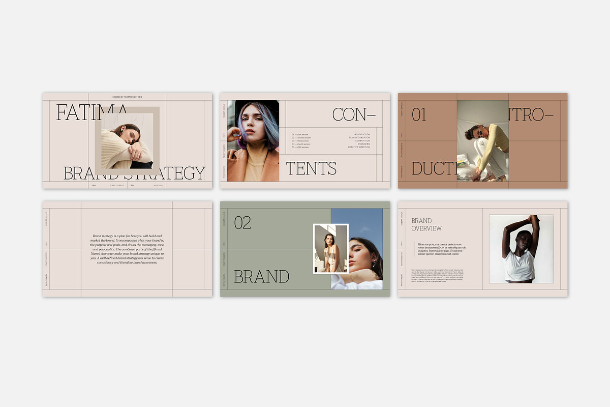 Fatima Brand Strategy Template, a Presentation Template by Fortyone (Photo 2 of 4)