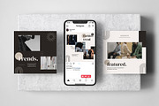 Fashion Instagram Canva Template, a Social Media Template by Boinah Studio (Thumbnail 4 of 6)