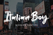 Italian Boy, a Handwritten Font by HaKi Studio (Thumbnail 1 of 5)