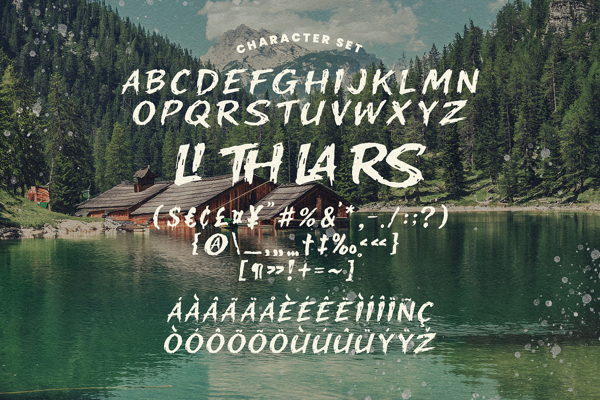 Meliod Larsen Bold Hand Drawn Font, a Handwritten Font by Maulana Creative (Photo 5 of 7)