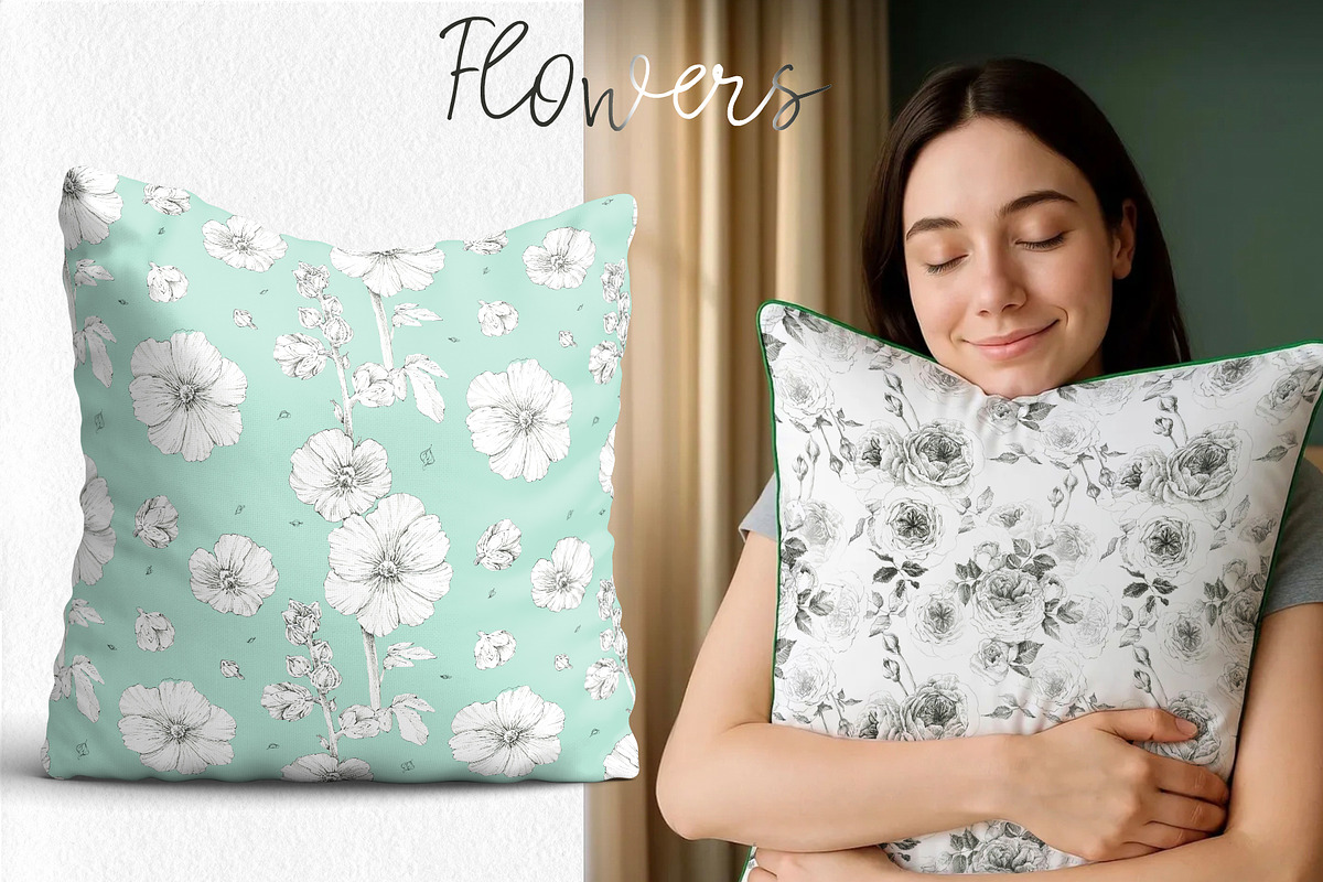 Flowers Graphics, an Object Illustration by Budogoshch (Photo 7 of 8)