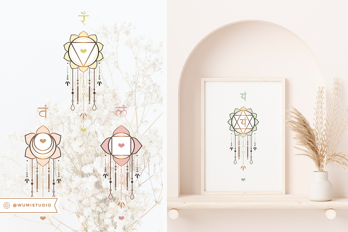 Chakra Collection, an Object Graphic by Wumi Studio (Photo 2 of 11)