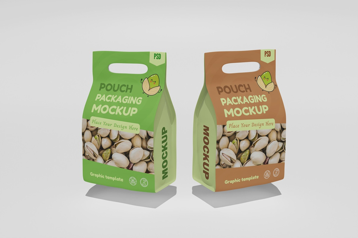 Pouch Packaging Mockup, a Packaging Mockup by Pexelyou (Photo 5 of 6)