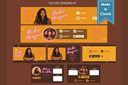 Editable YouTube Branding Kit, a Social Media Template by Jaboor Magics (Thumbnail 1 of 8)