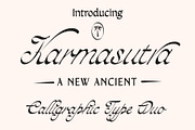 Karmasutra Font duo, a Script Font by Tropical Type (Thumbnail 1 of 10)