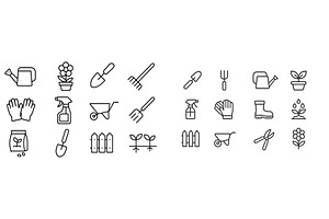 Gardening tools and accessories, an Object Illustration by ZinetroN