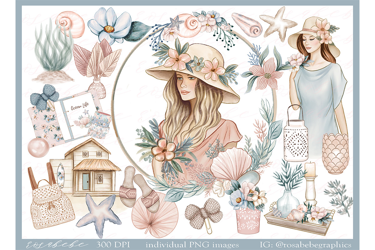 Seaside Serenity 2, an Object Graphic by Rosabebe (Photo 1 of 6)