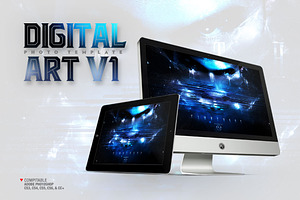 Digital Art Photo Template V1