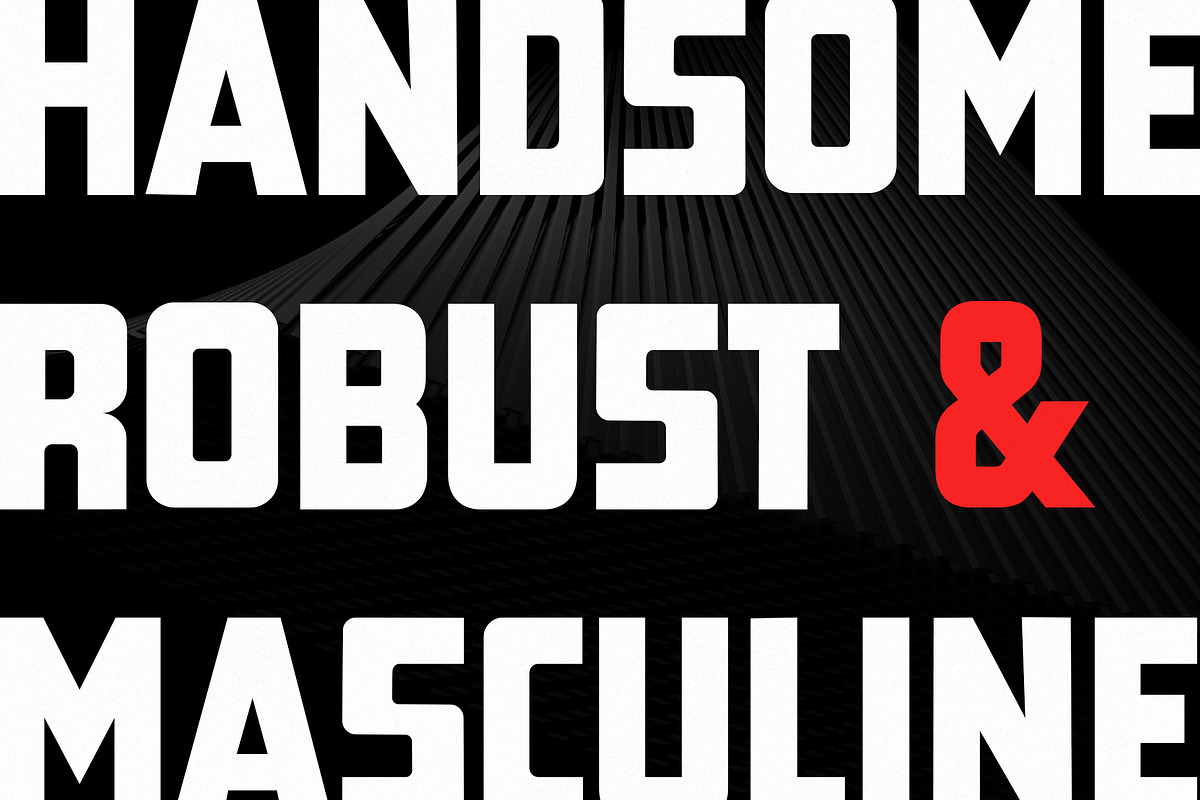 Bernard - Industrial Typeface, a Sans Serif Font by HipFonts (Photo 2 of 8)