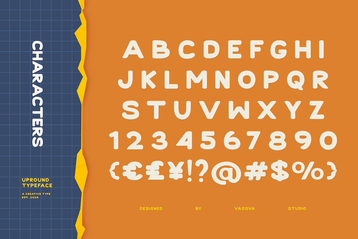 Upround Creative Font, a Serif Font by Vadovastd (Photo 2 of 7)