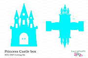 Princess Frozen Castle box template, an Invitation Template by Magic Story Studio (Thumbnail 3 of 3)