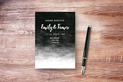 Black Ombre Watercolor Backgrounds, a Texture Graphic by KitsPix (Thumbnail 3 of 4)