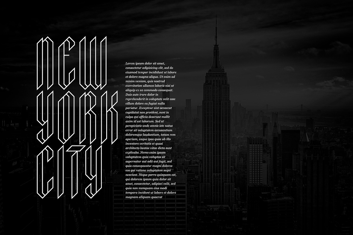 Elmwood Blackletter Display Font, a Blackletter Font by Vintage Type Company (Photo 14 of 16)