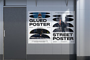 Glued Poster Mockup, an Advertising Mockup by Unerispace (Thumbnail 5 of 5)