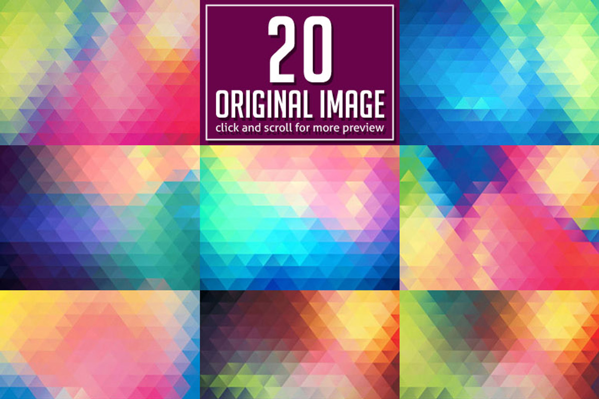 50 Colorfull Abstract Background, a Pattern Graphic by 611 Studio (Photo 2 of 3)