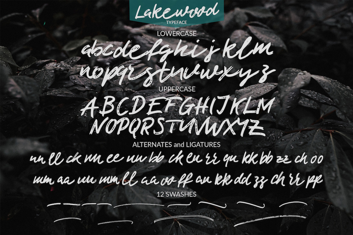 Lakewood - Handmade Font preview 2