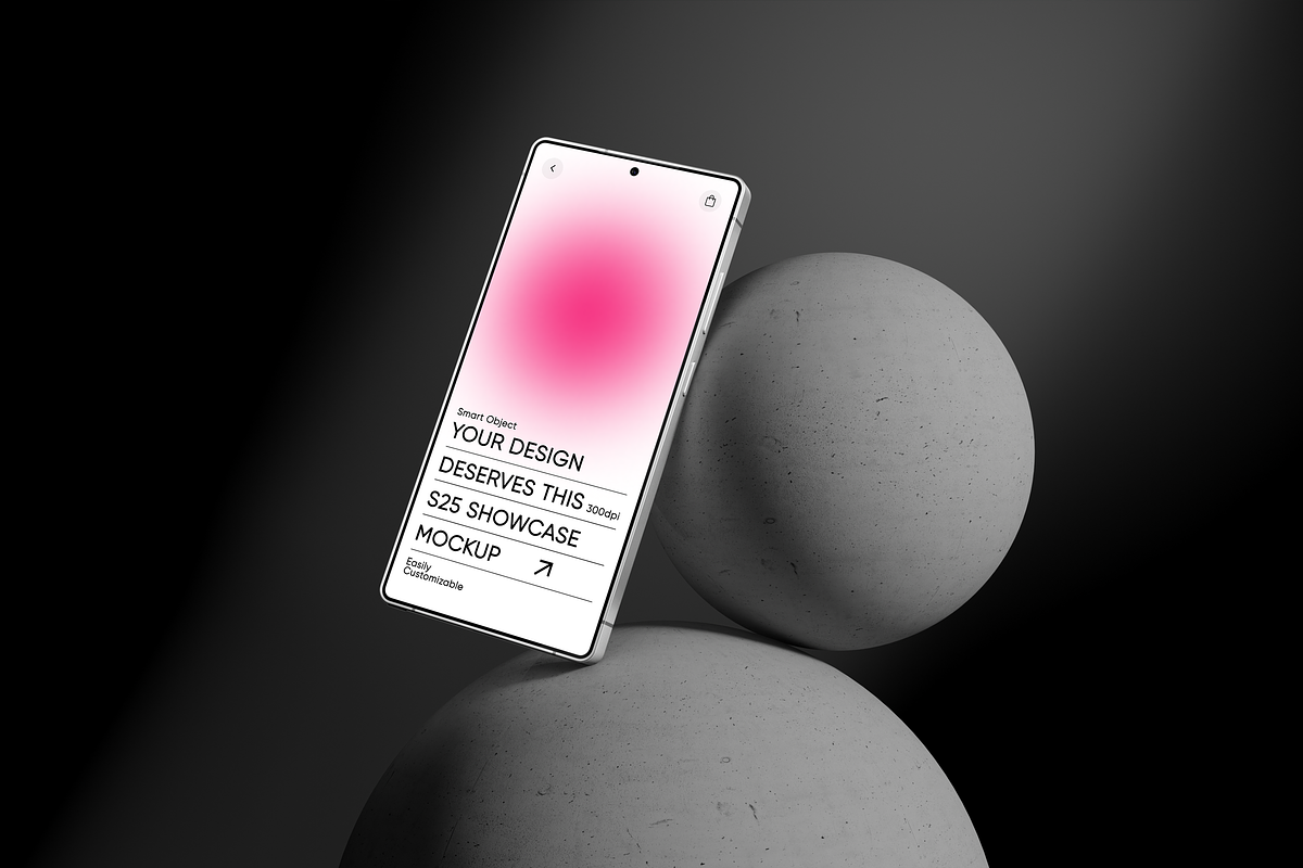 Samsung Galaxy S25 Mockup, a Device Mockup by Mockupdaddy (Photo 12 of 23)