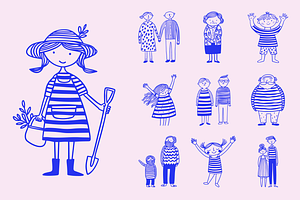 Family Doodles, a Person Illustration by Danil Polshin