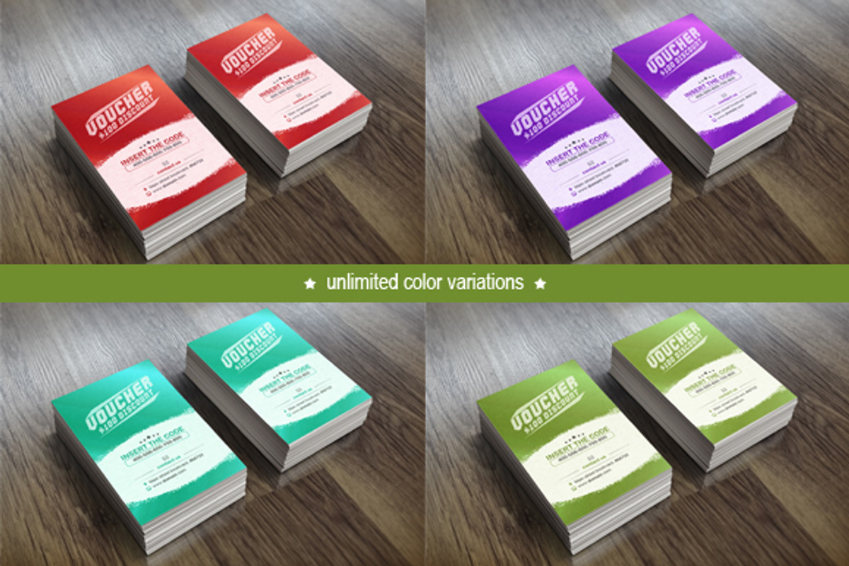 Voucher Card, a Card Template by VectorMedia