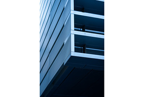 Modern architectural facade, an Architecture Photo by volodymyrshtun13795
