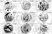 24 Sacred Geometry Hand-Drawn Bundle, an Object Illustration by JeksonGraphics (Thumbnail 5 of 8)