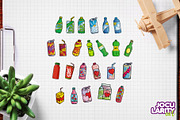 Funny Packaged Drinks Illustration, an Object Illustration by Jocularity Art (Thumbnail 2 of 3)