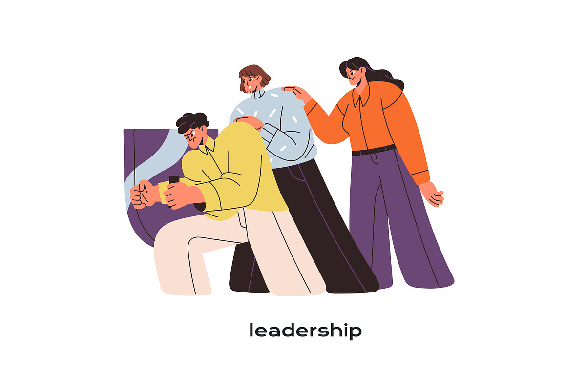 Soft skills for work, business set, a Person Illustration by PaperTrident (Photo 3 of 16)