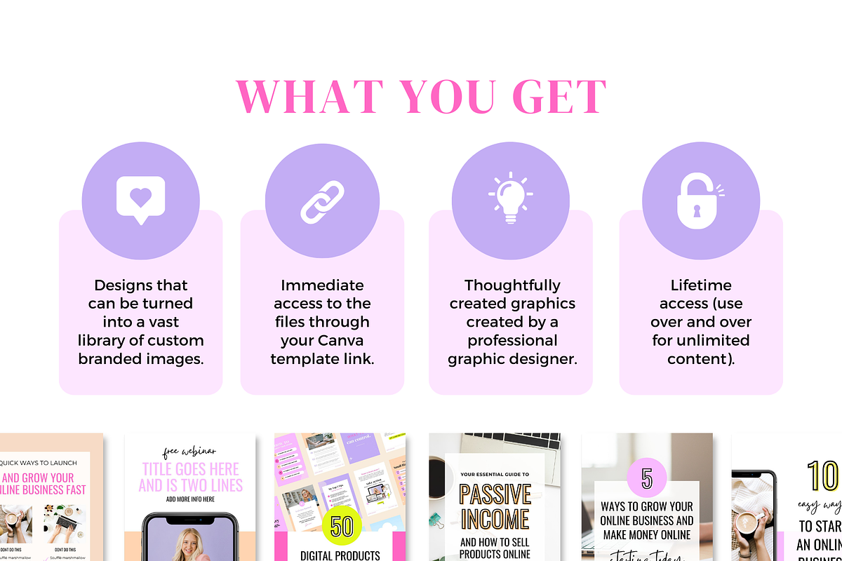 Pinterest Pin Templates Canva, a Social Media Template by Ciera Design Templates (Photo 5 of 7)