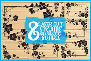Laser Cut Border Frame Set, an Illustration by hafijul (Thumbnail 1 of 9)
