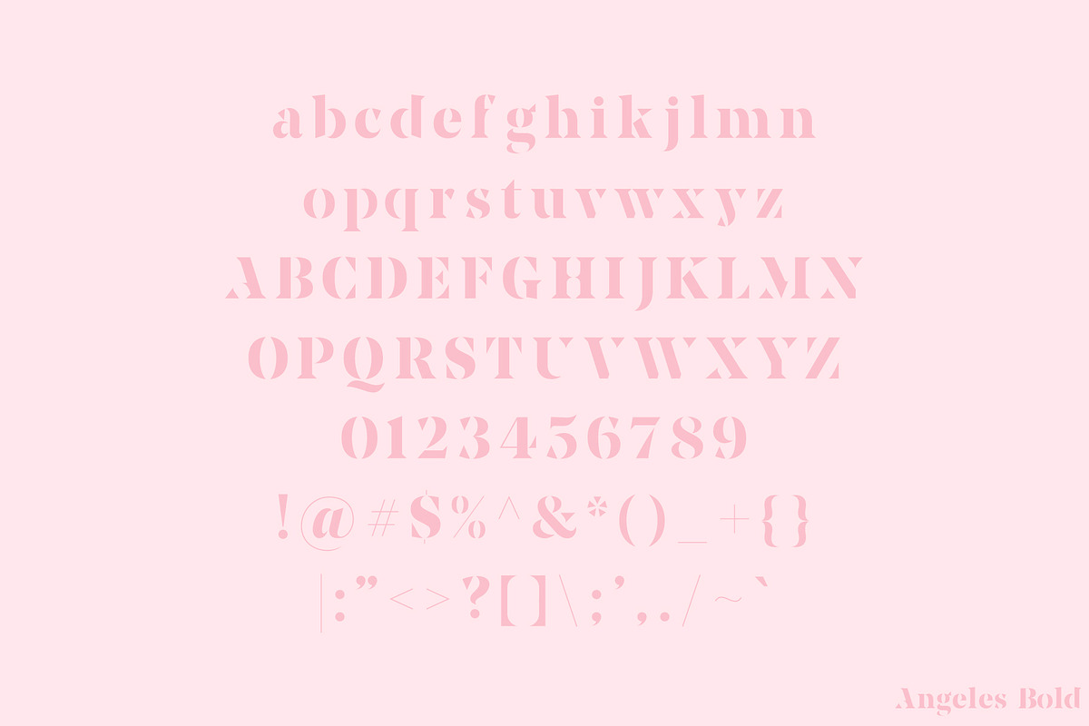 Angeles | A Serif Font Family preview 7