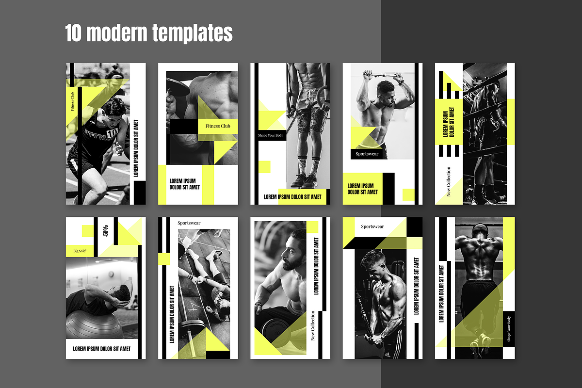 Instagram Stories Kit (Vol.31), a Social Media Template by uispot (Photo 2 of 2)