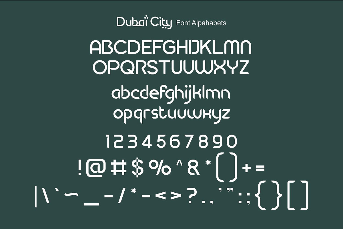 Dubai City | Arabic Font, a Sans Serif Font by WhymoreArt (Photo 9 of 10)