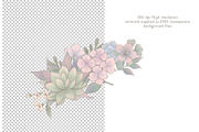 Blush Autumn Floral collection, a Seasonal Illustration by AlenaVlasko stock Market (Thumbnail 2 of 9)