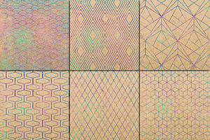 Kraft Paper & Geometric Pattern