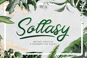Sollasy Font, a Script Font by WDfont (Thumbnail 1 of 7)