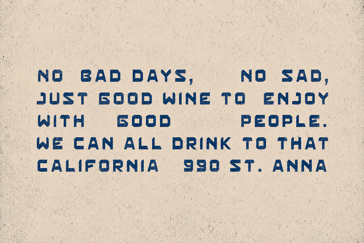 La Rioja — Retro Display Typeface, a Sans Serif Font by Any-Type® Foundry (Photo 3 of 9)