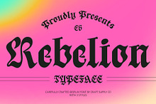 CS Rebelion – Blackletter Font
