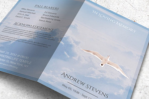 Freedom in Heaven Funeral Program